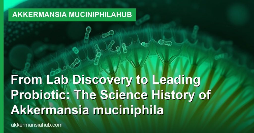 From Lab Discovery to Leading Probiotic: The Science History of Akkermansia muciniphila - Akkermansia muciniphilaHub
