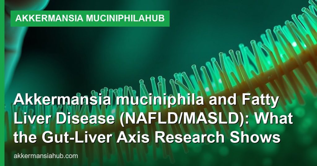 Akkermansia muciniphila and Fatty Liver Disease (NAFLD/MASLD): What the Gut-Liver Axis Research Shows - Akkermansia muciniphilaHub