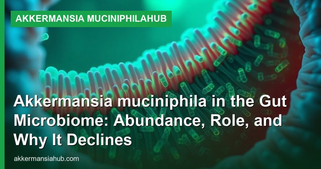 Akkermansia muciniphila in the Gut Microbiome: Abundance, Role, and Why It Declines - Akkermansia muciniphilaHub