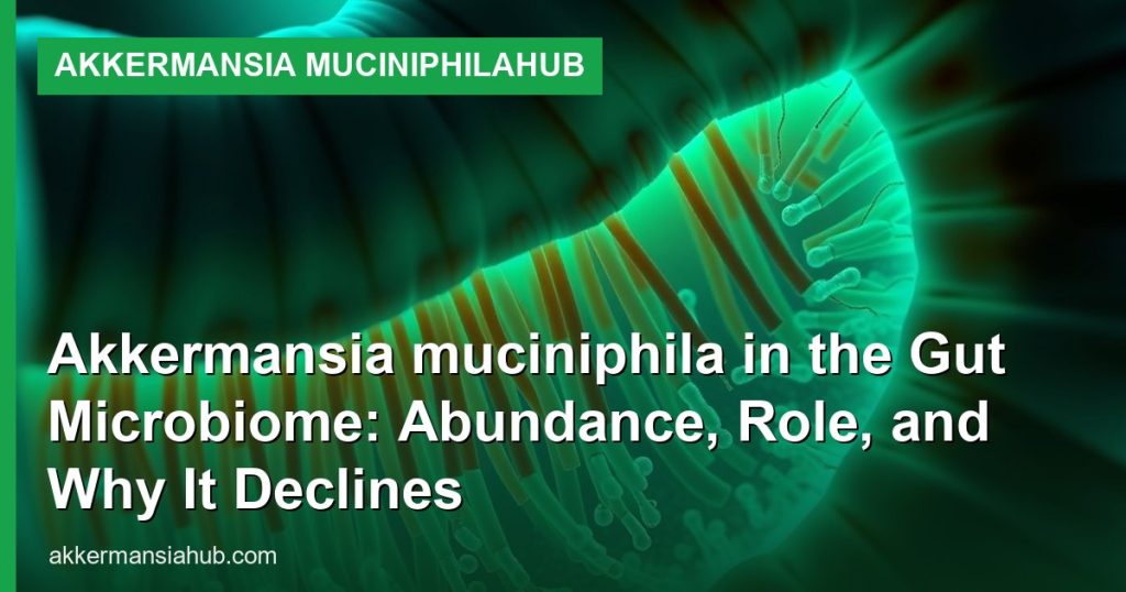 Akkermansia muciniphila in the Gut Microbiome: Abundance, Role, and Why It Declines - Akkermansia muciniphilaHub