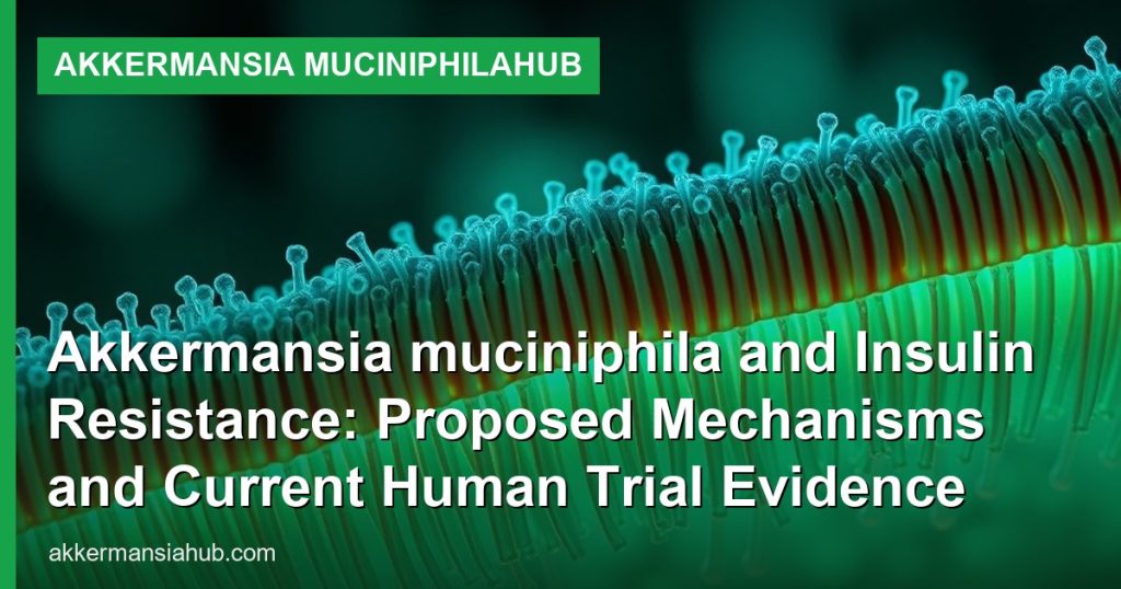 Akkermansia muciniphila and Insulin Resistance: Proposed Mechanisms and Current Human Trial Evidence - Akkermansia muciniphilaHub