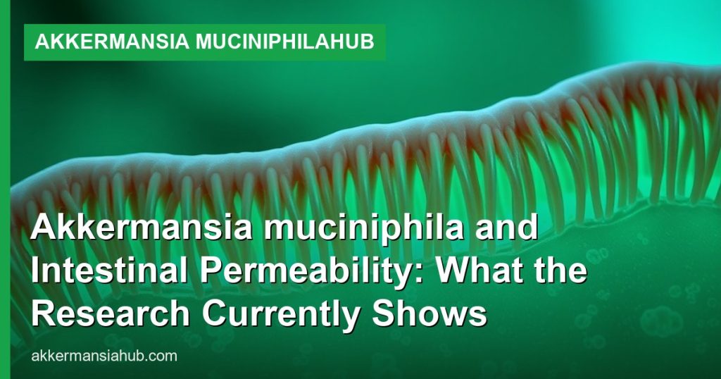 Akkermansia muciniphila and Intestinal Permeability: What the Research Currently Shows - Akkermansia muciniphilaHub