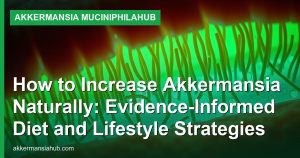 How to Increase Akkermansia Naturally: Evidence-Informed Diet and Lifestyle Strategies